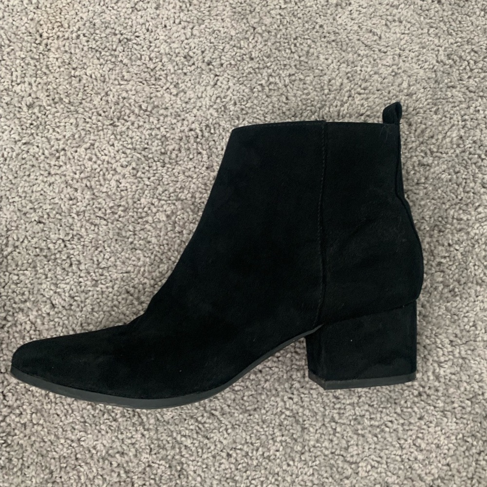Black ankle booties